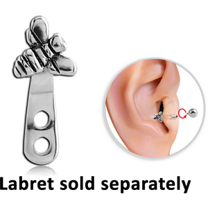 SURGICAL STEEL TRAGUS WRAP - BEE