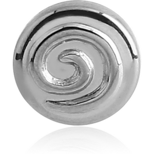 SURGICAL STEEL DISC THREADED ATTACHMENT-SPIRAL