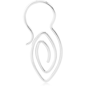 SURGICAL STEEL HOOP EARRINGS FOR TUNNEL