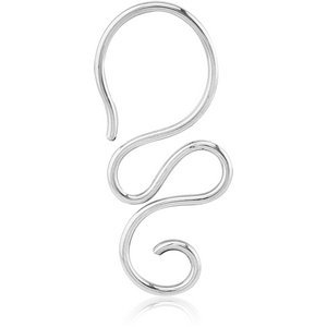 SURGICAL STEEL HOOP EARRINGS FOR TUNNEL