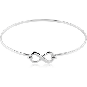 STERLING SILVER 925 BANGLE - INFINITY