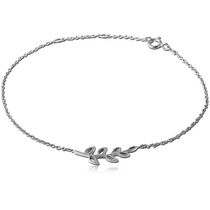 STERLING SILVER 925 BRACELET - LEAF