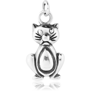 STERLING SILVER 925 CHARM - CAT