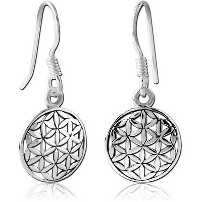 STERLING SILVER 925 EARRINGS PAIR - FILIGREE