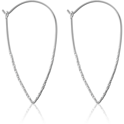 STERLING SILVER 925 HOOP EARRINGS