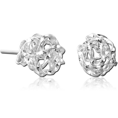 STERLING SILVER 925 EAR STUDS PAIR