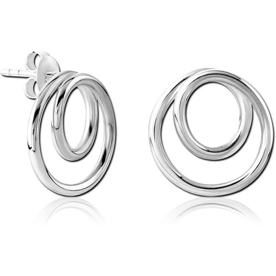 STERLING SILVER 925 EAR STUDS PAIR