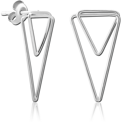 STERLING SILVER 925 EAR STUDS PAIR