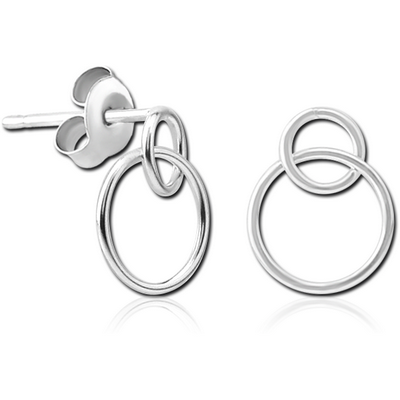 STERLING SILVER 925 EAR STUDS PAIR