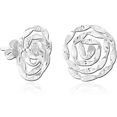 STERLING SILVER 925 EAR STUDS PAIR