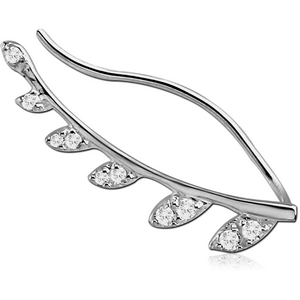 STERLING SILVER 925 JEWELLED EAR VINE - RIGHT - BRANCH