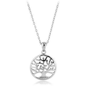 STERLING SILVER 925 NECKLACE WITH PENDANT - TREE OF LIFE