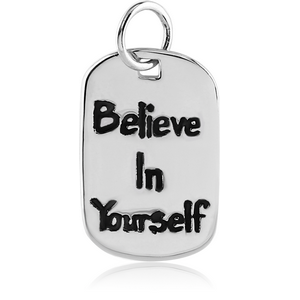 STERLING SILVER 925 PENDANT - BELIEVE IN YOURSELF