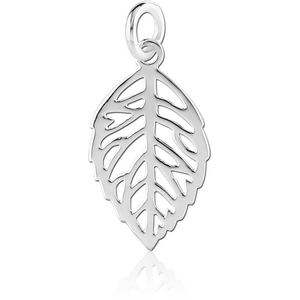 STERLING SILVER 925 PENDANT - LEAF