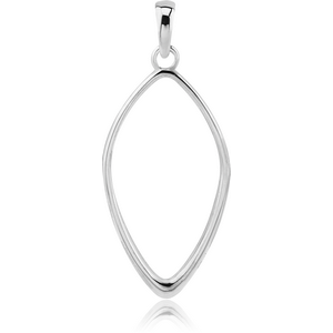 STERLING SILVER 925 PENDANT - RHOMBUS