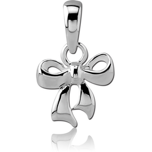 STERLING SILVER 925 PENDANT - BOW TIE