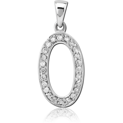 STERLING SILVER 925 JEWELLED PENDANT