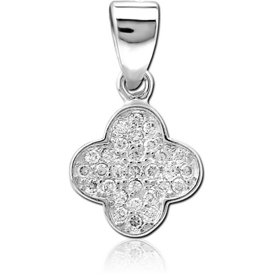 STERLING SILVER 925 JEWELLED PENDANT