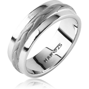 STERLING SILVER 925 RING - WITH ROPE