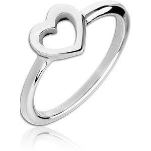 STERLING SILVER 925 RING - HEART