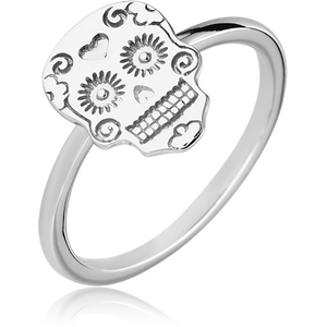 STERLING SILVER 925 RING - FANCY SKULL