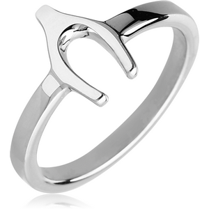 STERLING SILVER 925 RING - WISH BONE