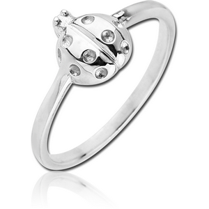 STERLING SILVER 925 RING - LADYBUG