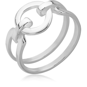 STERLING SILVER 925 RING - KINETIC CIRCLE