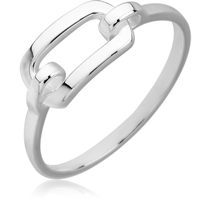 STERLING SILVER 925 RING - KINETIC RECTANGLE