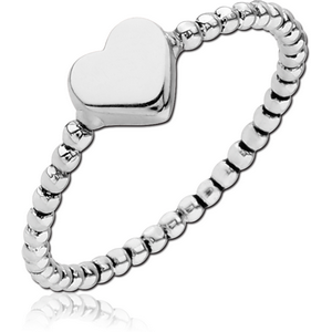 STERLING SILVER 925 RING - HEART