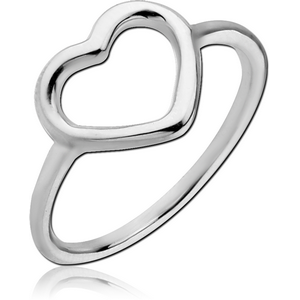 STERLING SILVER 925 RING - HEART