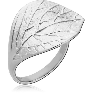 STERLING SILVER 925 RING - LEAF