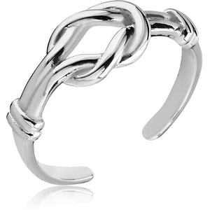 STERLING SILVER 925 TOE RING - KNOT