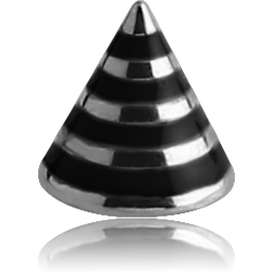 SURGICAL STEEL STRIPED CONE