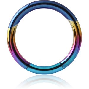 ANODISED TITANIUM SMOOTH SEGMENT RING