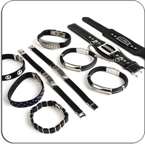 VALUE PACK OF MIX PACK OF LEATHER STAINLESS STEEL BRACELETS - PACK OF 50 PCS