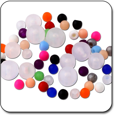 VALUE PACK OF MIX BIOFLEX PUSH FIT BALL 1.2 MM - PACK OF 2500 PCS