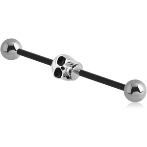 BIOFLEX INDUSTRIAL BARBELL ADJUSTABLE SLIDING CHARM WITH STEEL BALLS